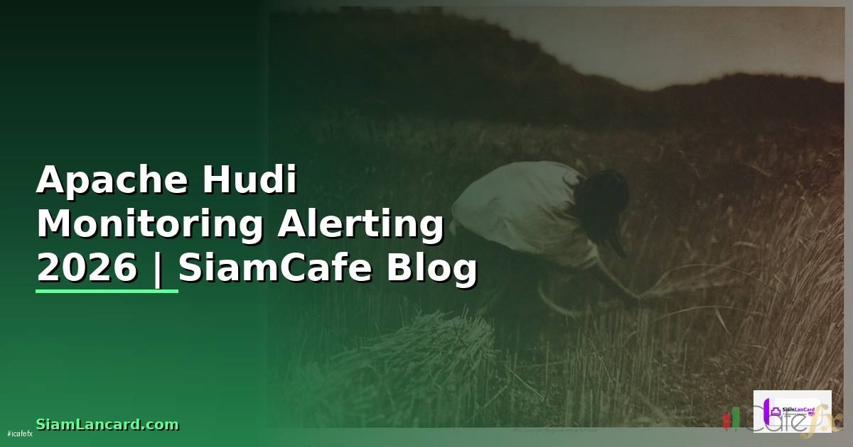 Apache Hudi Monitoring และ Alerting