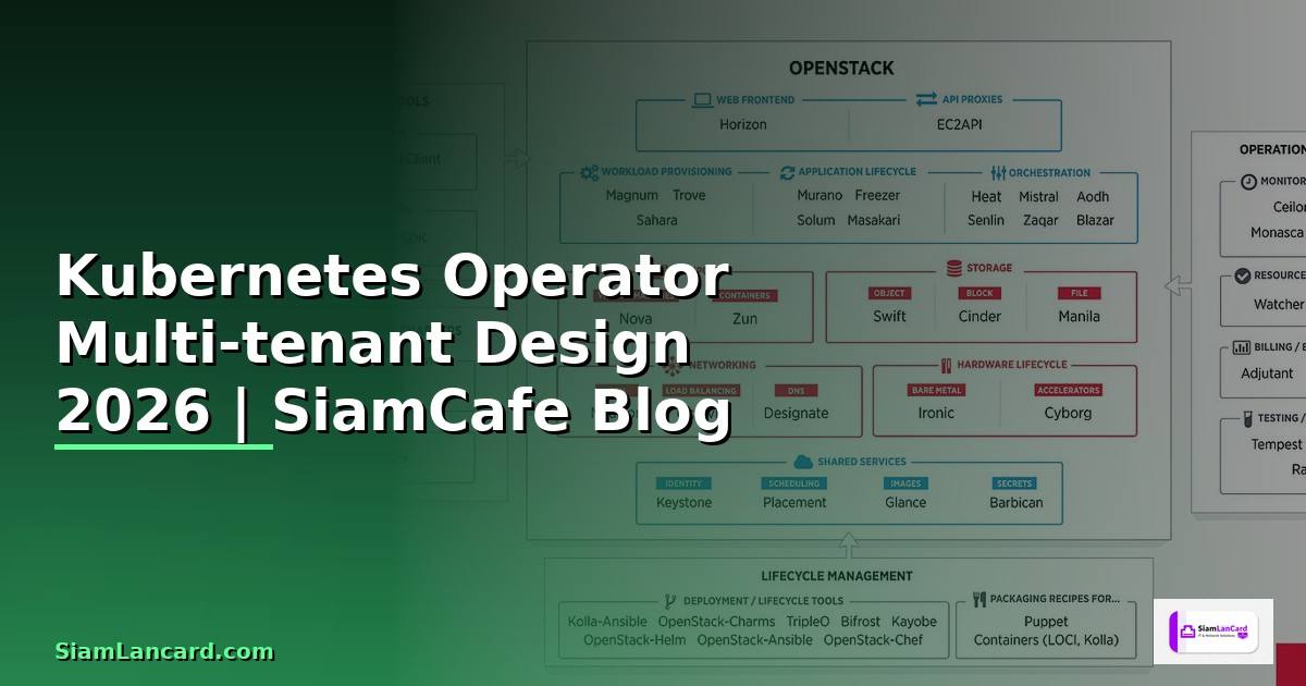 Kubernetes Operator Multi-tenant Design