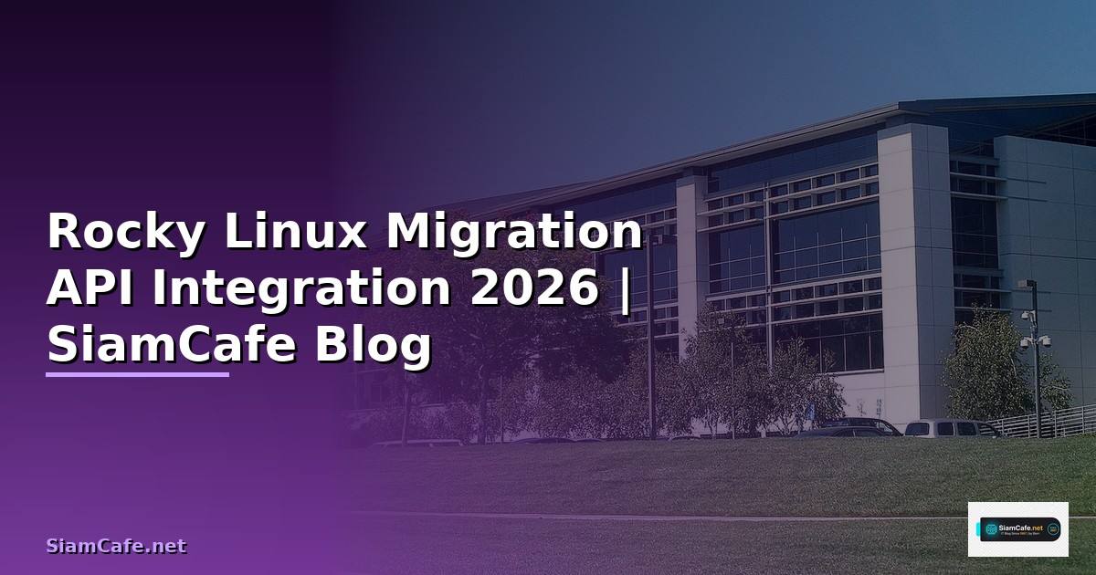 Rocky Linux Migration API Integration เชื่อมต่อระบบ — คู่มือฉบับสมบูรณ์ 2026