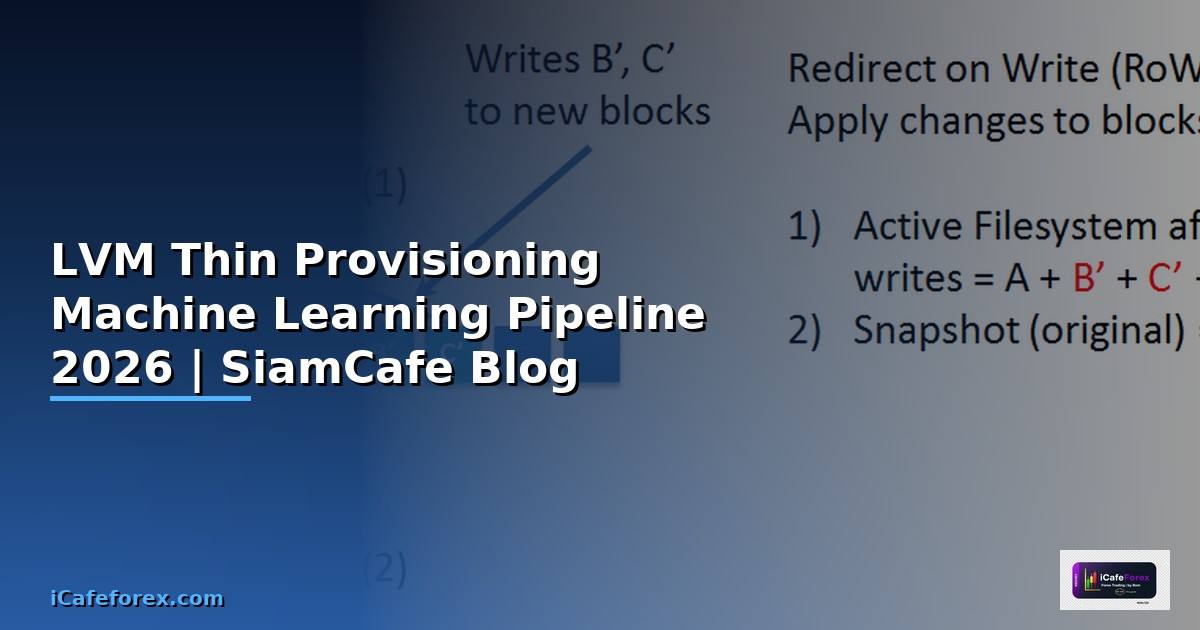 LVM Thin Provisioning Machine Learning Pipeline