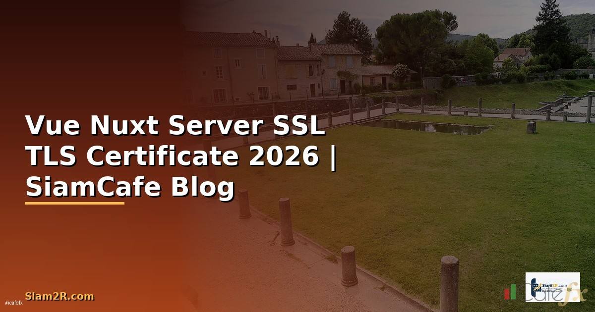 Vue Nuxt Server SSL TLS Certificate