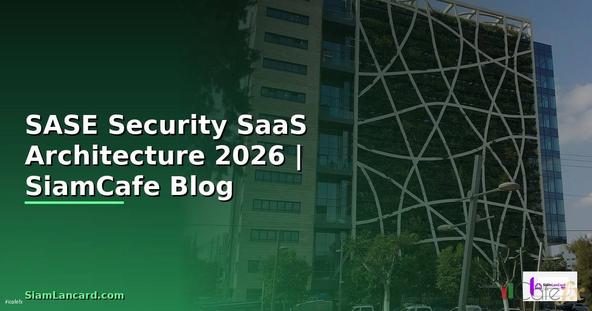 SASE Security SaaS Architecture