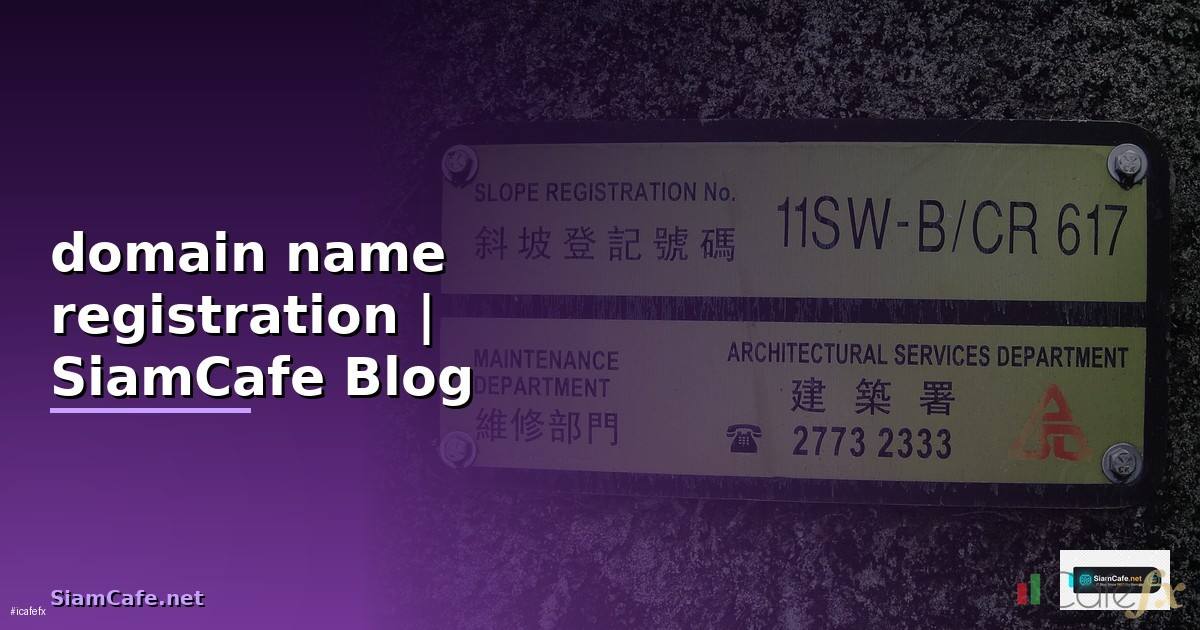 domain name registration คือ