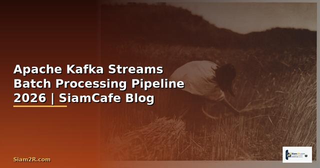 Apache Kafka Streams Batch Processing Pipeline