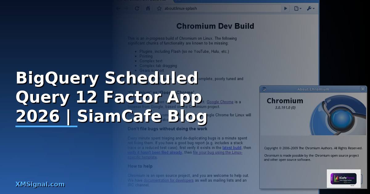 BigQuery Scheduled Query 12 Factor App