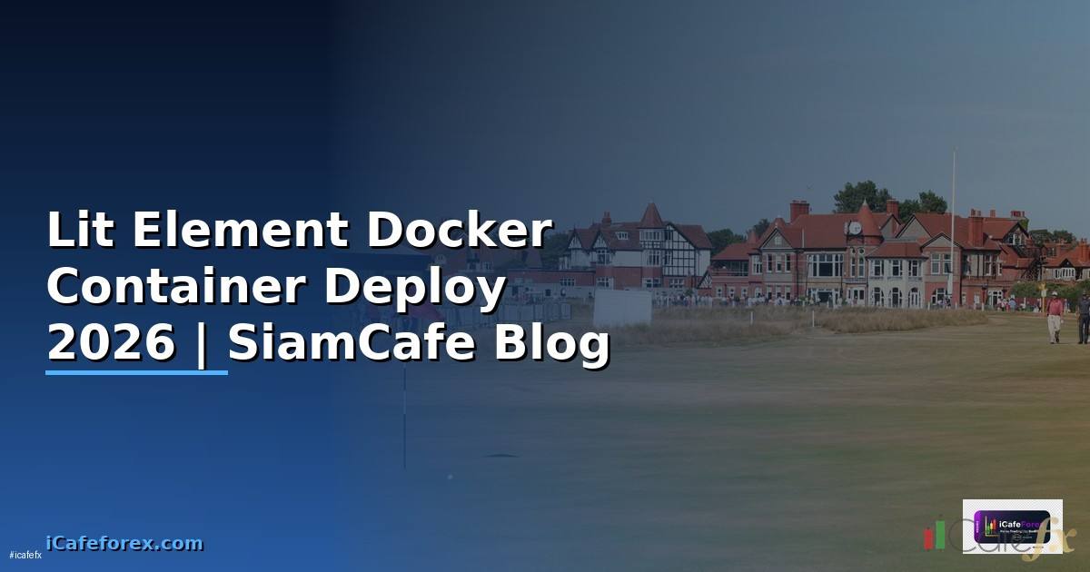 Lit Element Docker Container Deploy