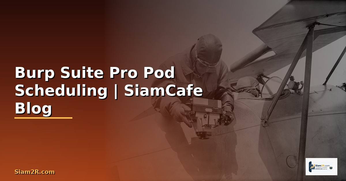 Burp Suite Pro Pod Scheduling