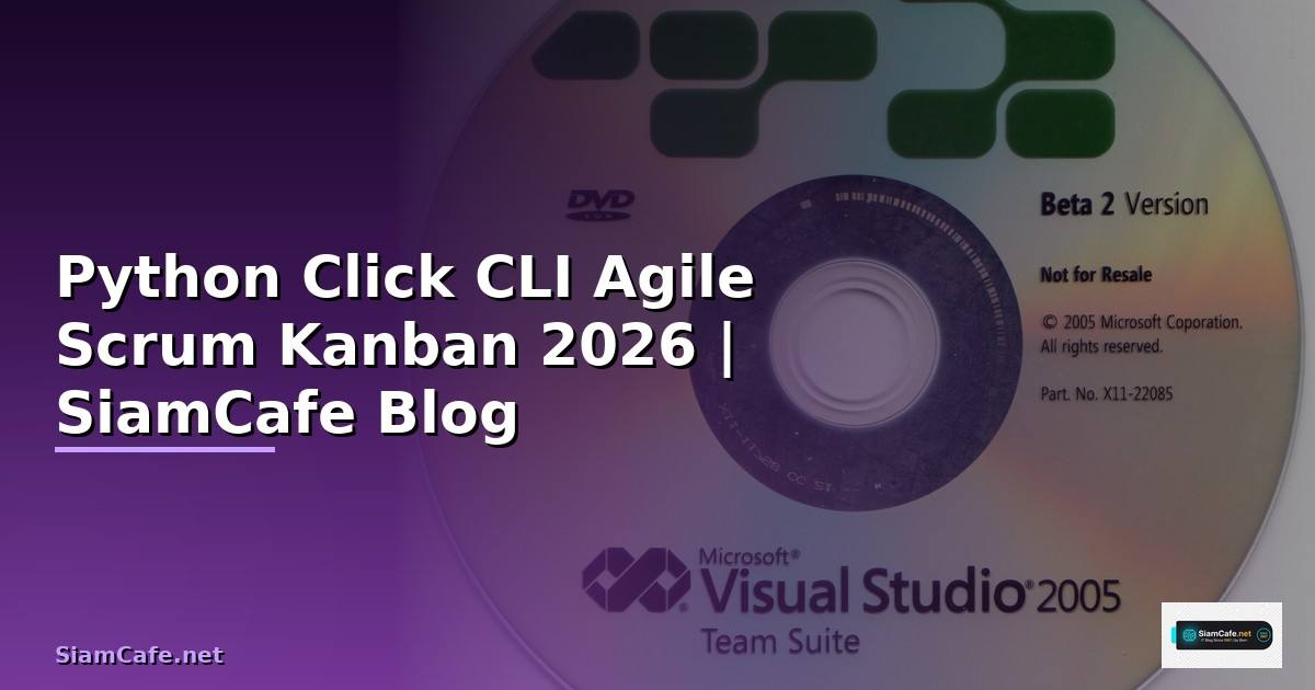 Python Click CLI Agile Scrum Kanban