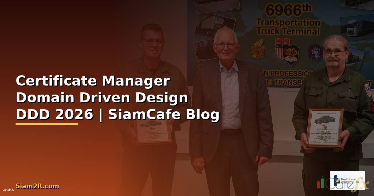 Certificate Manager Domain Driven Design DDD