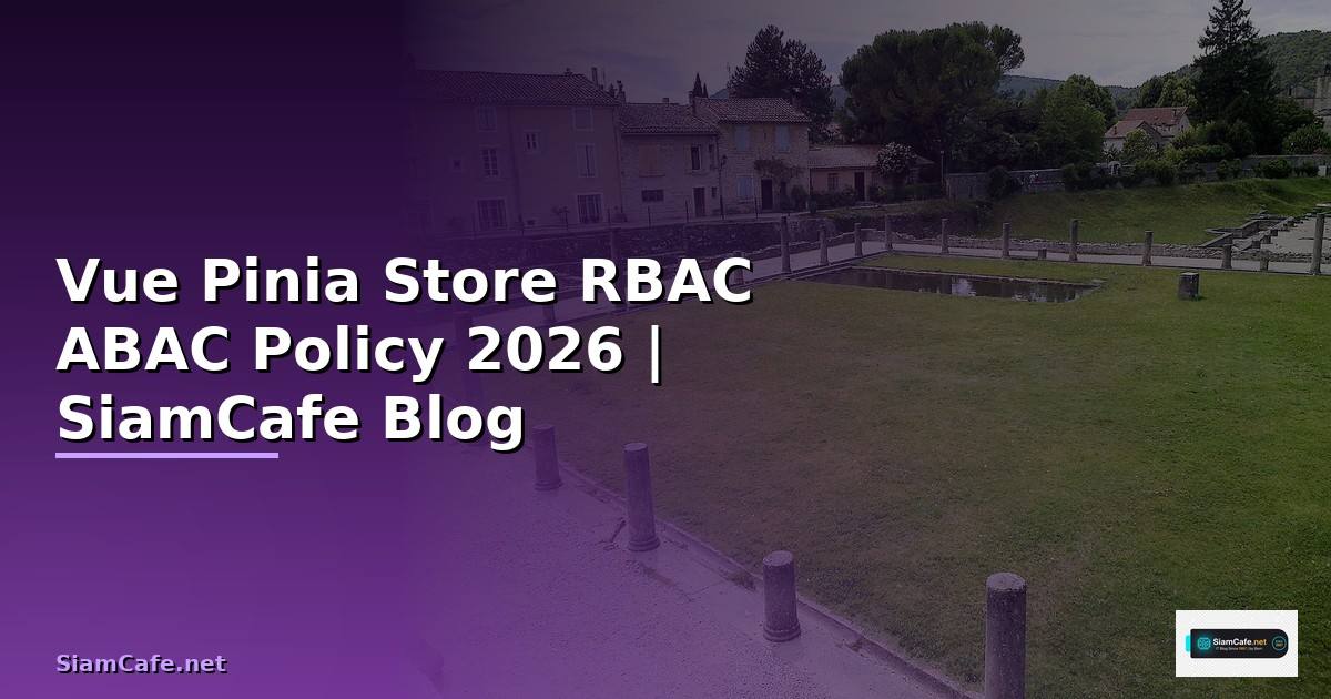 Vue Pinia Store RBAC ABAC Policy