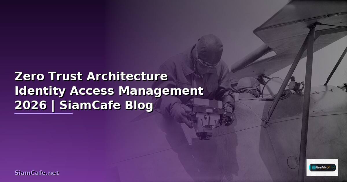 Zero Trust Architecture Identity Access