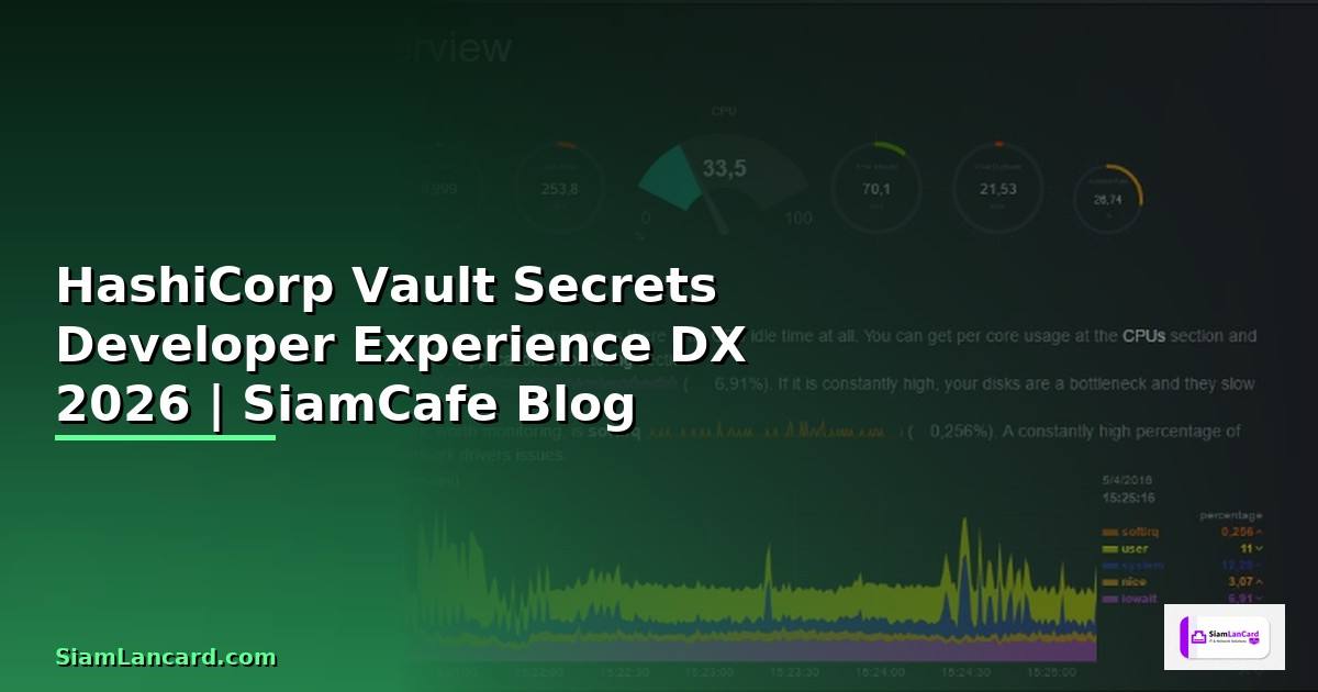 HashiCorp Vault Secrets Developer Experience DX