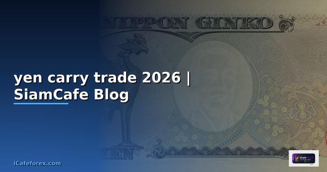 yen carry trade คืออะไร