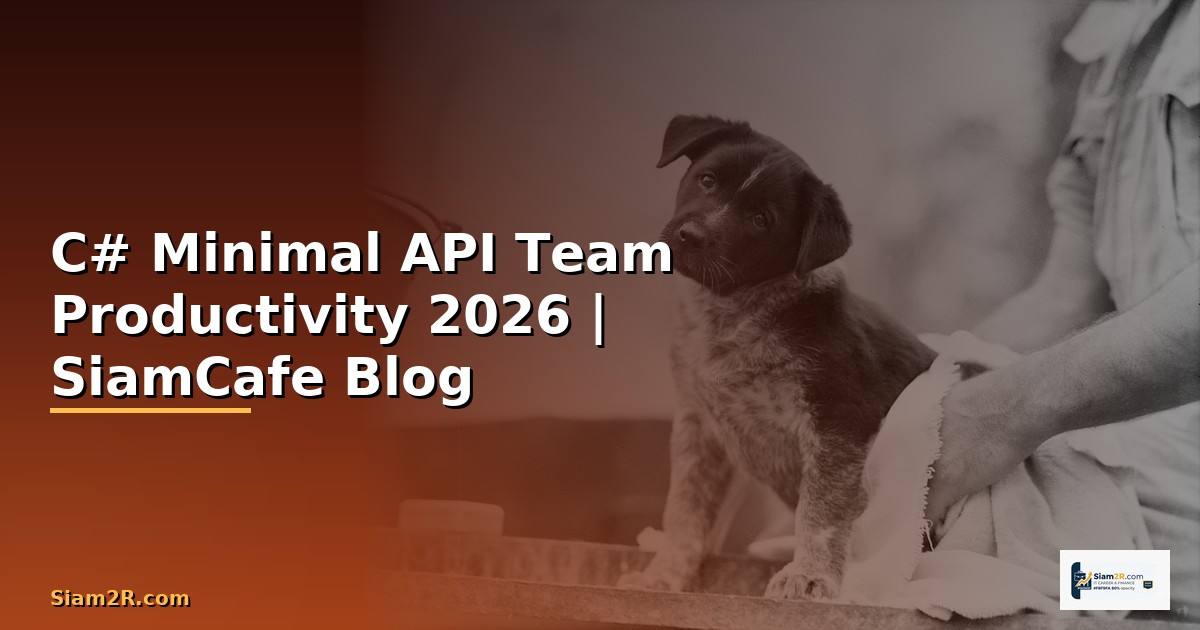 C# Minimal API Team Productivity