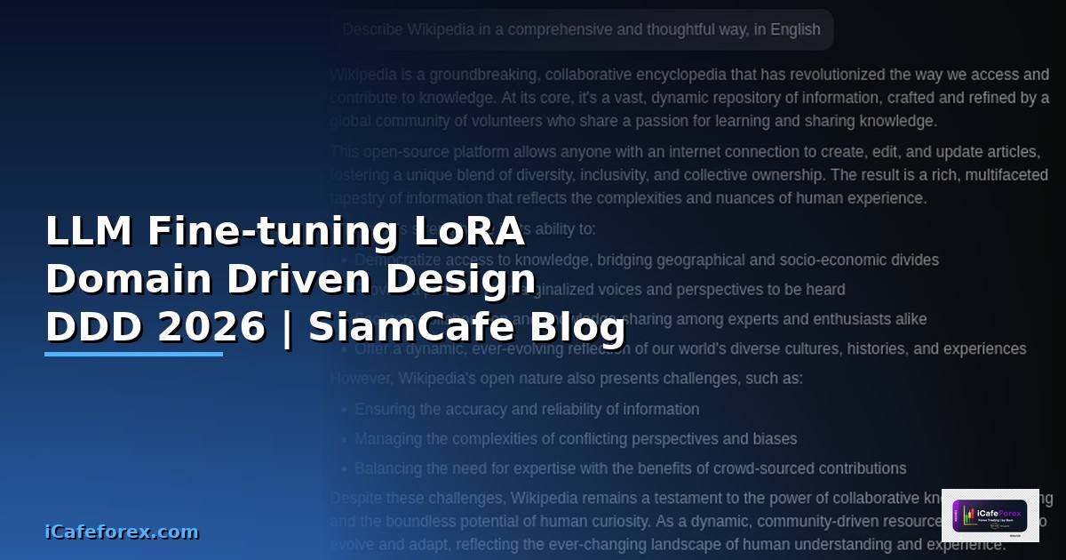 LLM Fine-tuning LoRA Domain Driven Design DDD