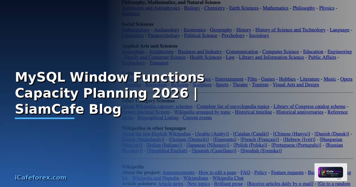 MySQL Window Functions Capacity Planning