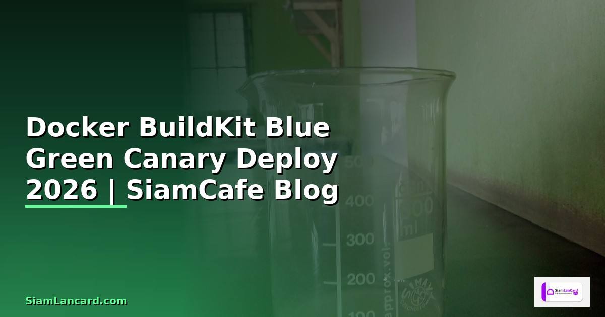Docker BuildKit Blue Green Canary Deploy