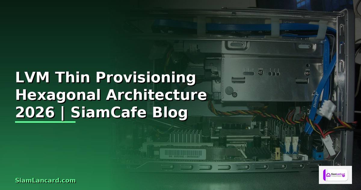 LVM Thin Provisioning Hexagonal Architecture