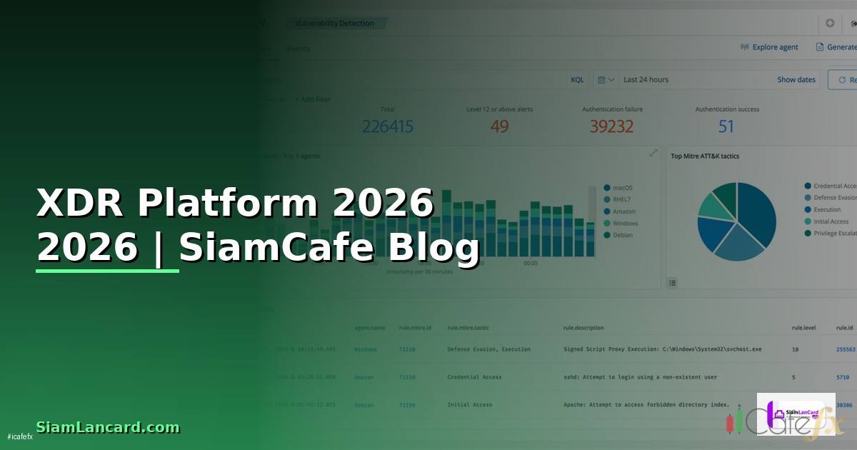XDR Platform — คู่มือฉบับสมบูรณ์ 2026