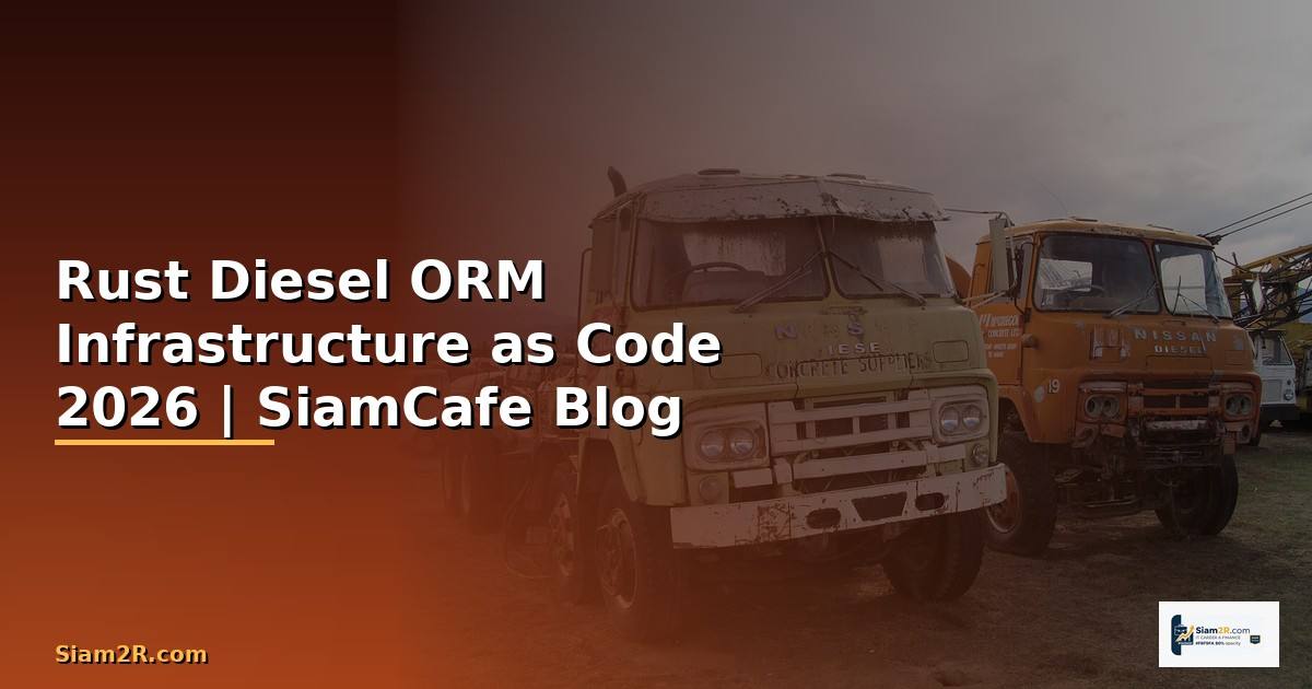 Rust Diesel ORM Infrastructure as Code
