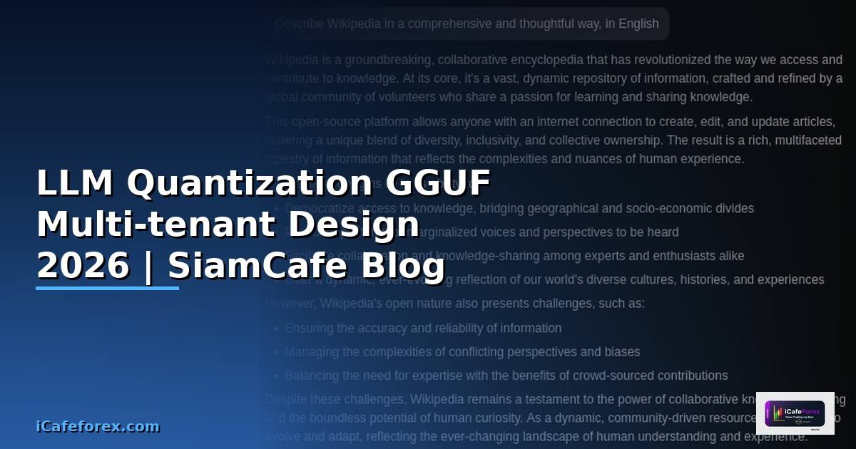 LLM Quantization GGUF Multi-tenant Design