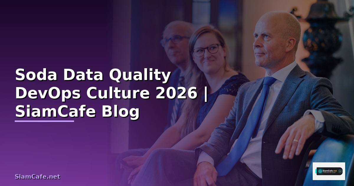 Soda Data Quality DevOps Culture