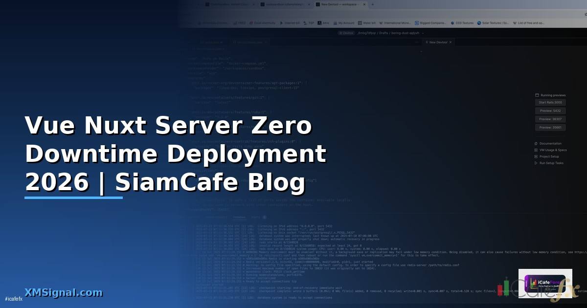 Vue Nuxt Server Zero Downtime Deployment