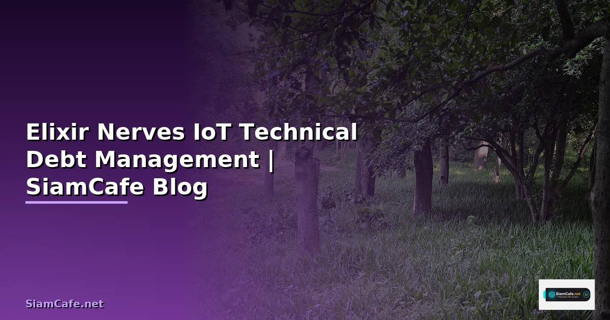 Elixir Nerves IoT Technical Debt Management
