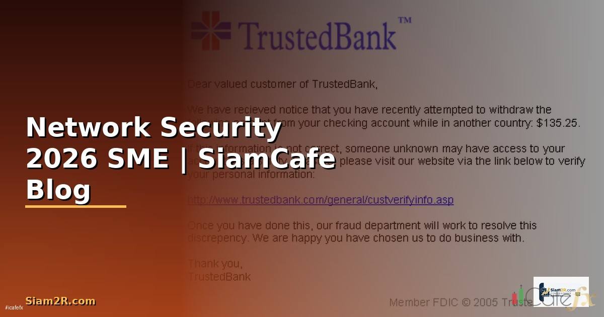 Network Security 2026 สำหรับ SME