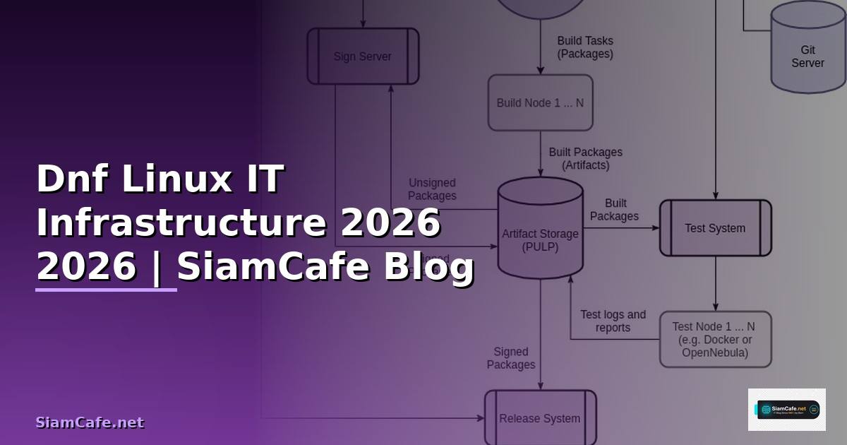 Dnf Linux คืออะไร — คู่มือ IT Infrastructure 2026 — คู่มือฉบับสมบูรณ์ 2026