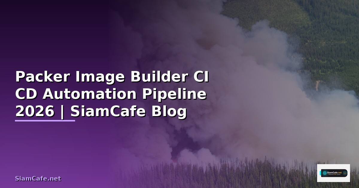 Packer Image Builder CI CD Automation Pipeline