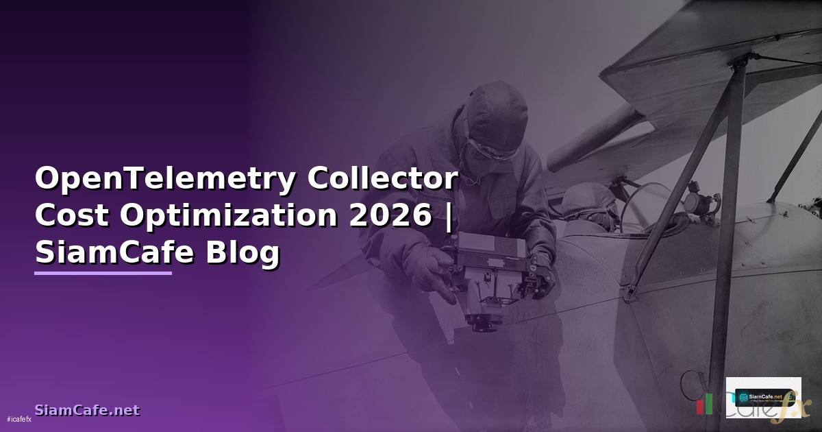 OpenTelemetry Collector Cost Optimization ลดค่าใช้จ่าย — คู่มือฉบับสมบูรณ์ 2026