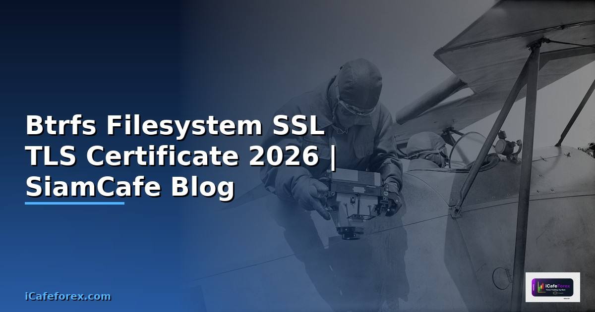 Btrfs Filesystem SSL TLS Certificate — คู่มือฉบับสมบูรณ์ 2026
