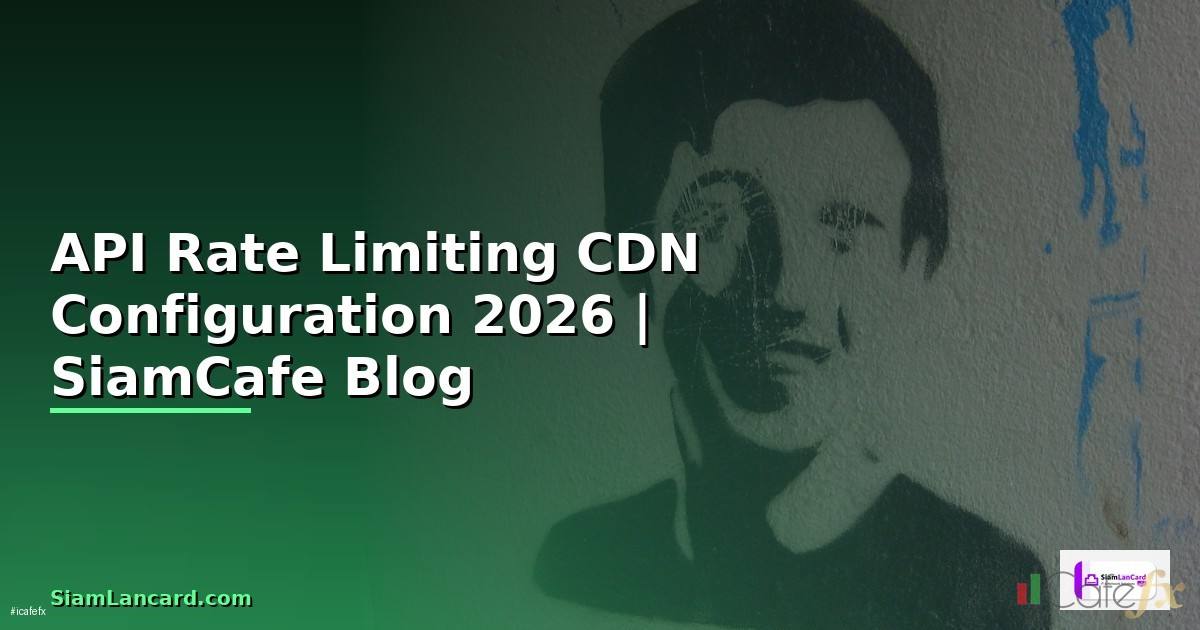API Rate Limiting CDN Configuration