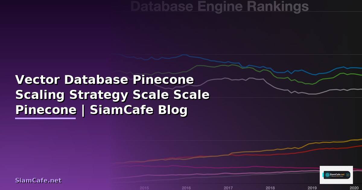 Vector Database Pinecone Scaling Strategy วิธี Scale — คู่มือ Scale Pinecone