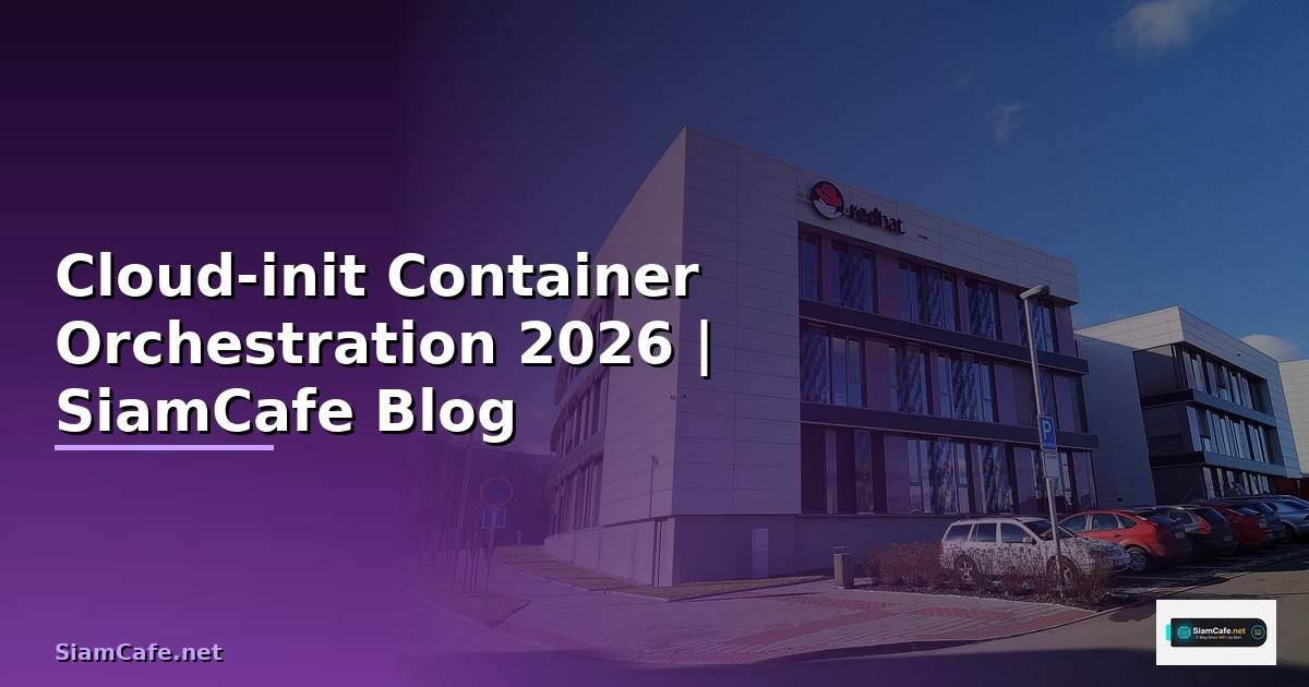 Cloud-init Container Orchestration
