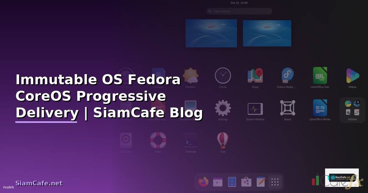 Immutable OS Fedora CoreOS Progressive Delivery