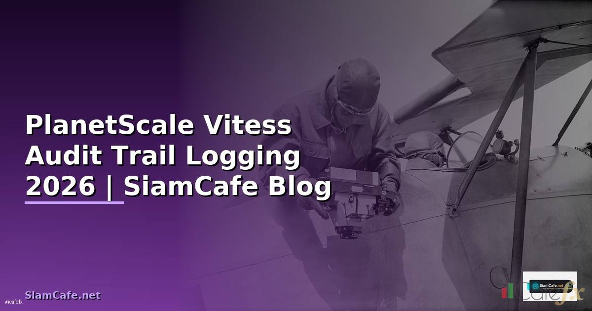 PlanetScale Vitess Audit Trail Logging