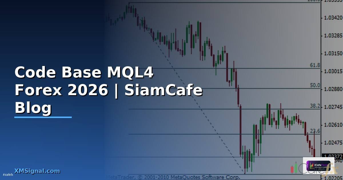 Code Base MQL4 — คู่มือเทรด Forex ฉบับสมบูรณ์