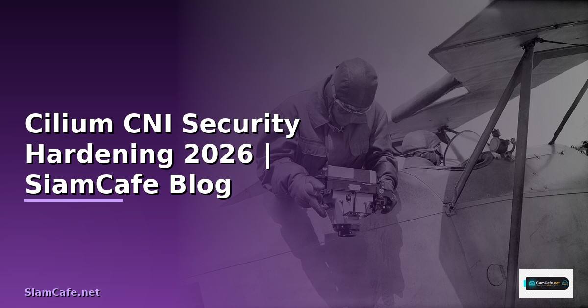 Cilium CNI Security Hardening ป้องกันแฮก