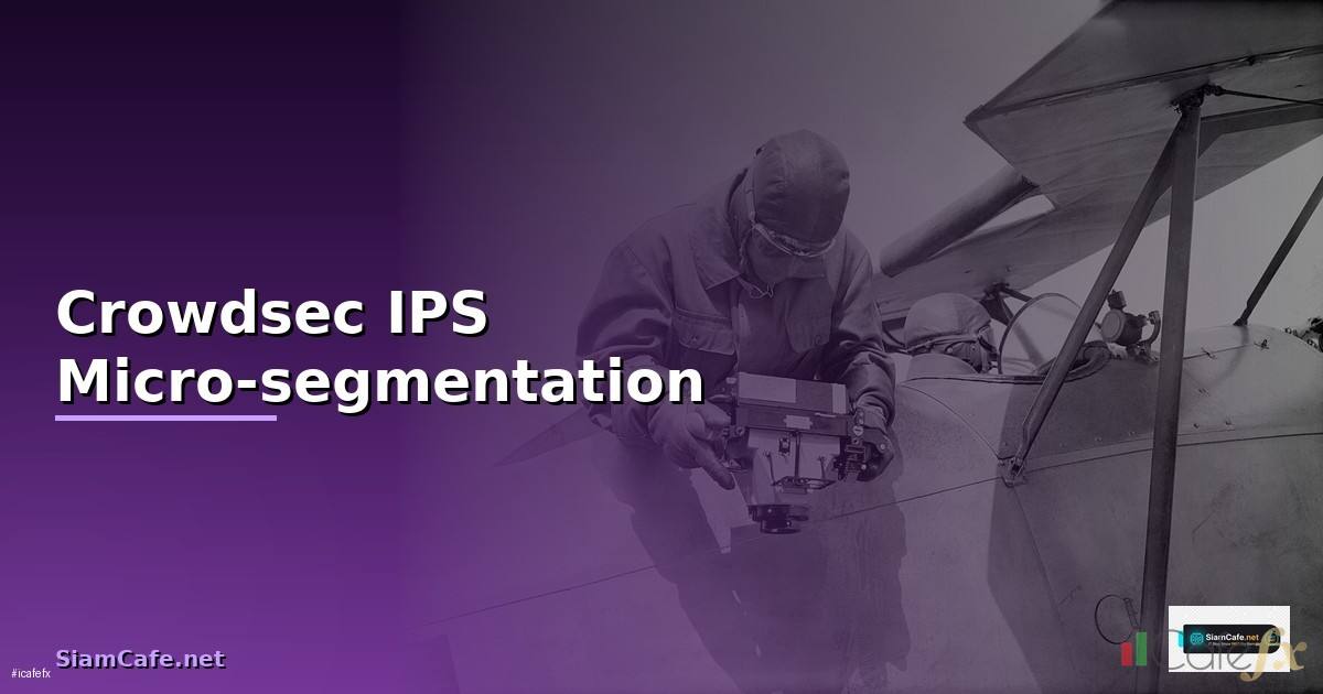 Crowdsec IPS Micro-segmentation —