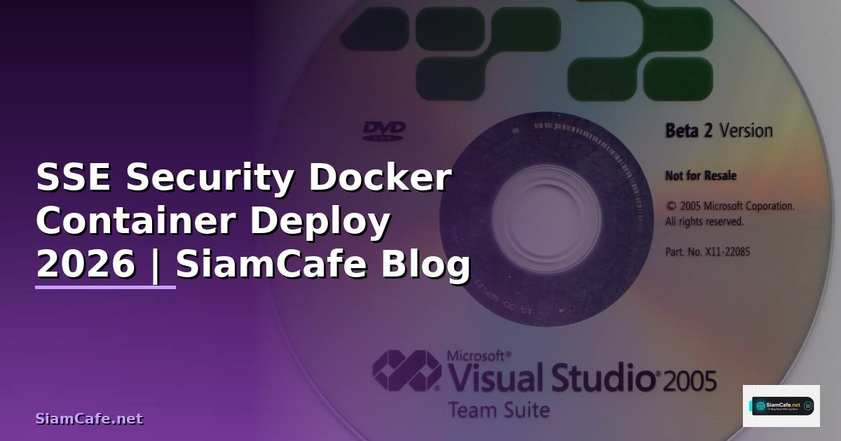 SSE Security Docker Container Deploy