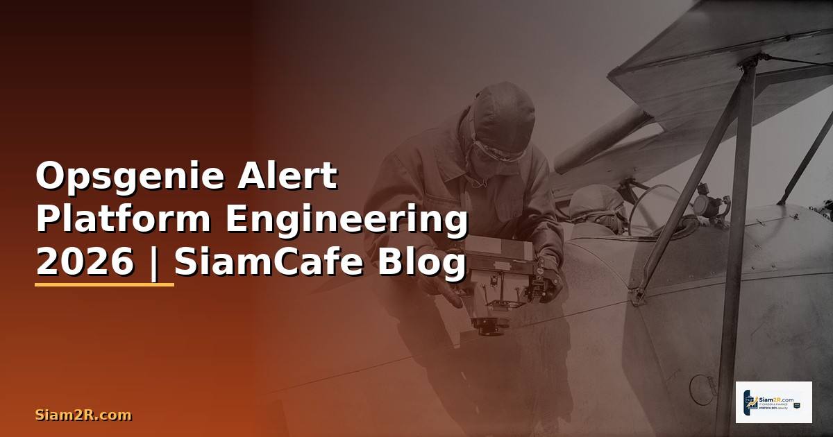 Opsgenie Alert Platform Engineering