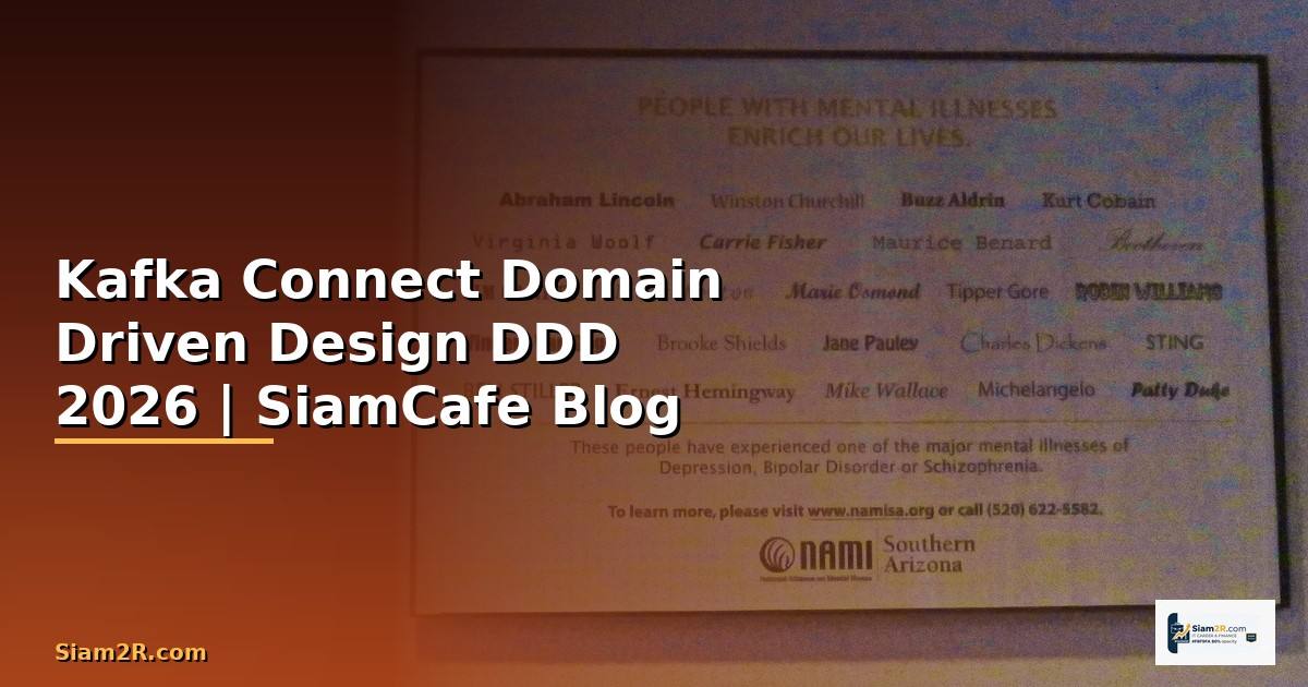 Kafka Connect Domain Driven Design DDD — คู่มือฉบับสมบูรณ์ 2026