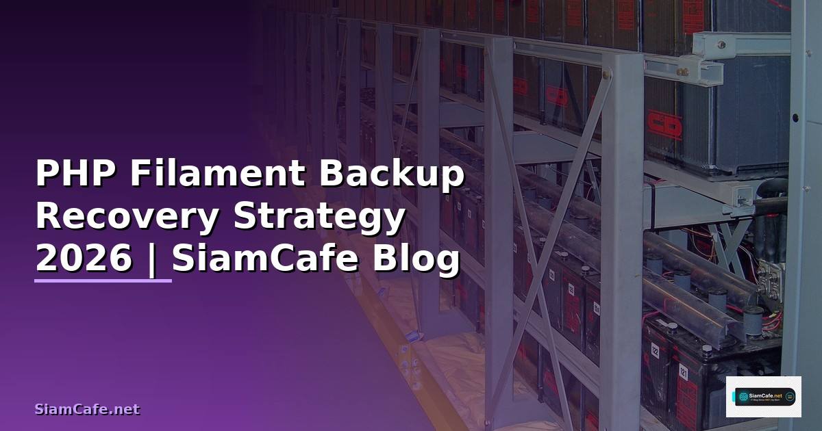PHP Filament Backup Recovery Strategy