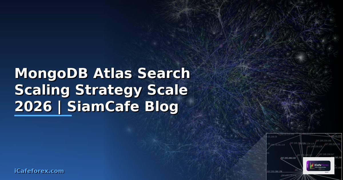 MongoDB Atlas Search Scaling Strategy วิธี Scale