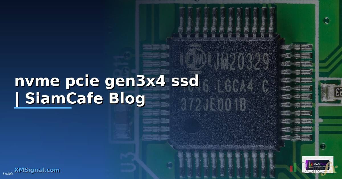 nvme pcie gen3x4 ssd คือ
