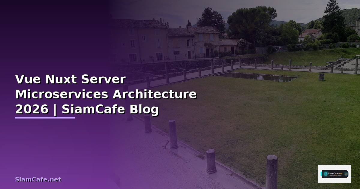Vue Nuxt Server Microservices Architecture