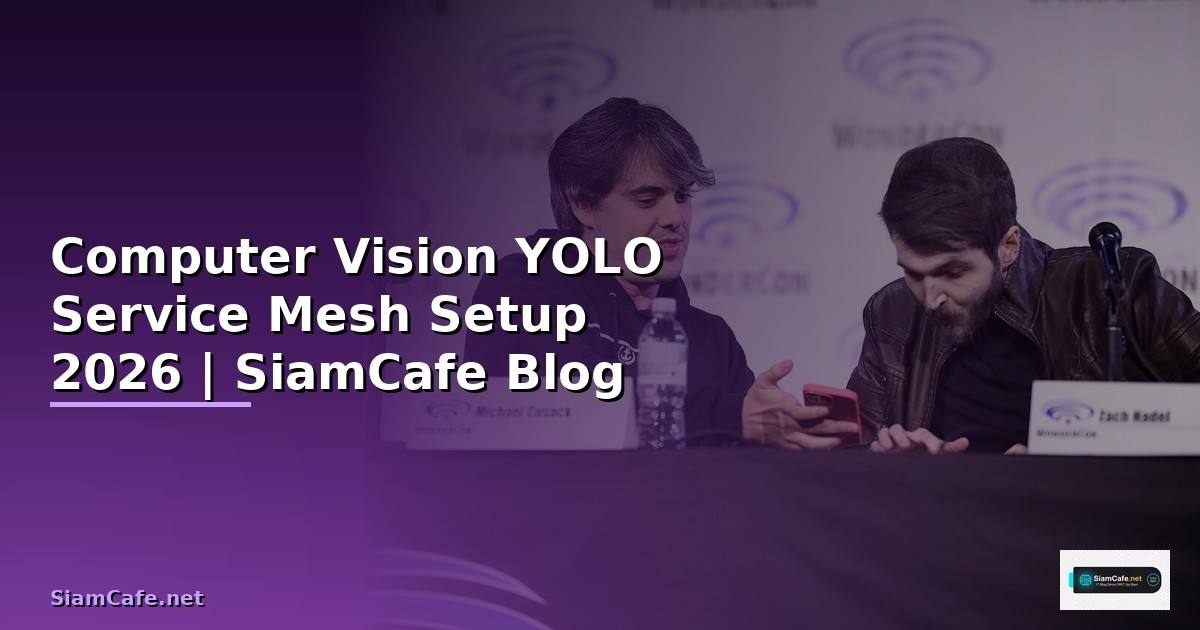 Computer Vision YOLO Service Mesh Setup — คู่มือฉบับสมบูรณ์ 2026