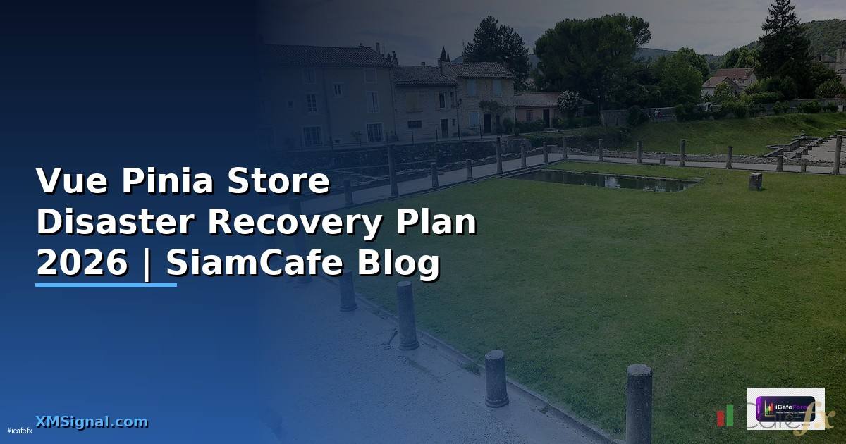 Vue Pinia Store Disaster Recovery Plan